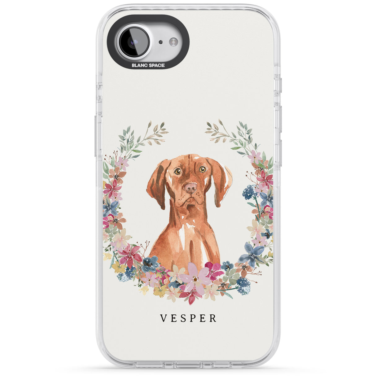 Personalised Hungarian Vizsla - Watercolour Dog Portrait