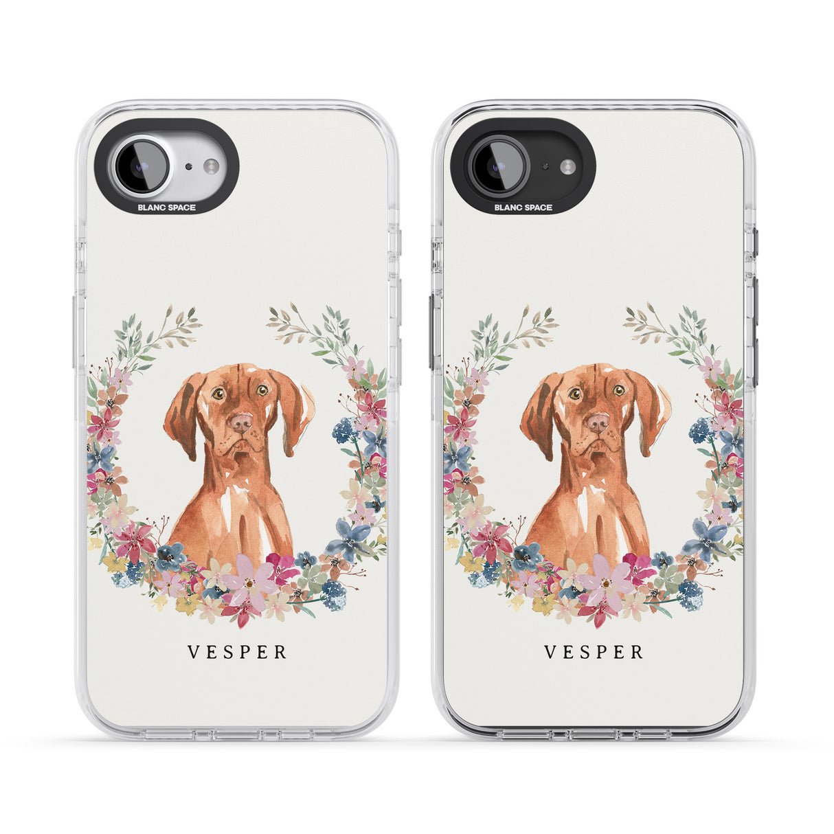 Personalised Hungarian Vizsla - Watercolour Dog Portrait