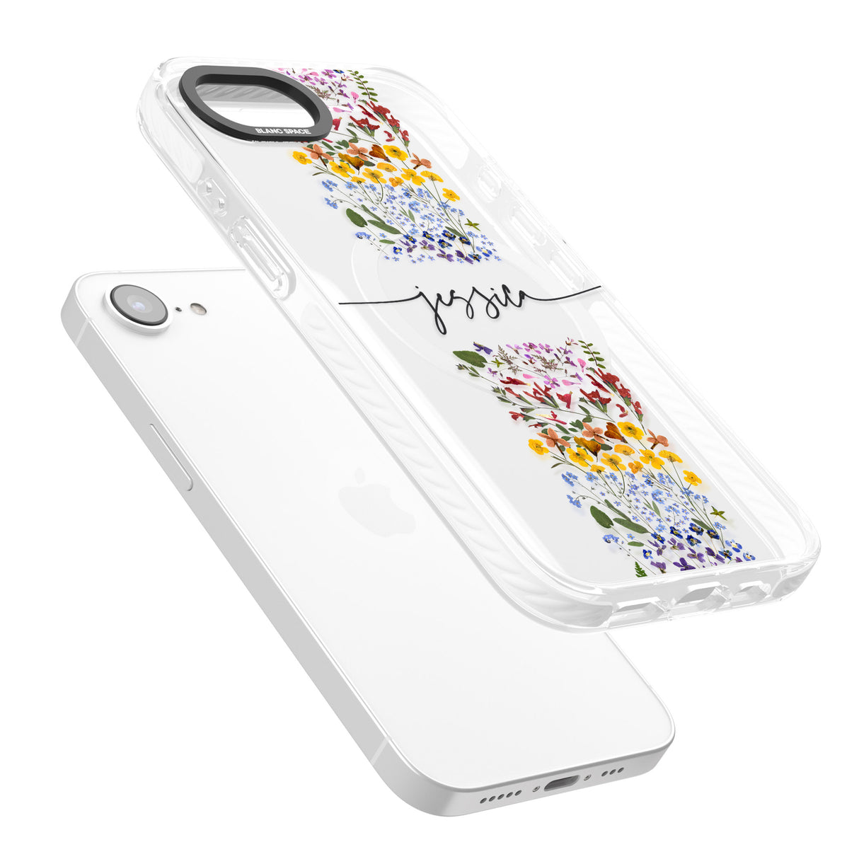 Personalised Wildflower Floral Stripe Personalised