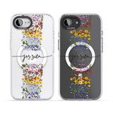 Personalised Wildflower Floral Stripe Personalised