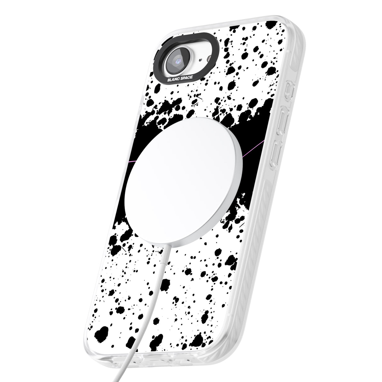 Personalised Black & White Paint Splatters