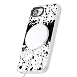 Personalised Black & White Paint Splatters