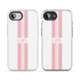 Personalised Minimal Pink Stripes