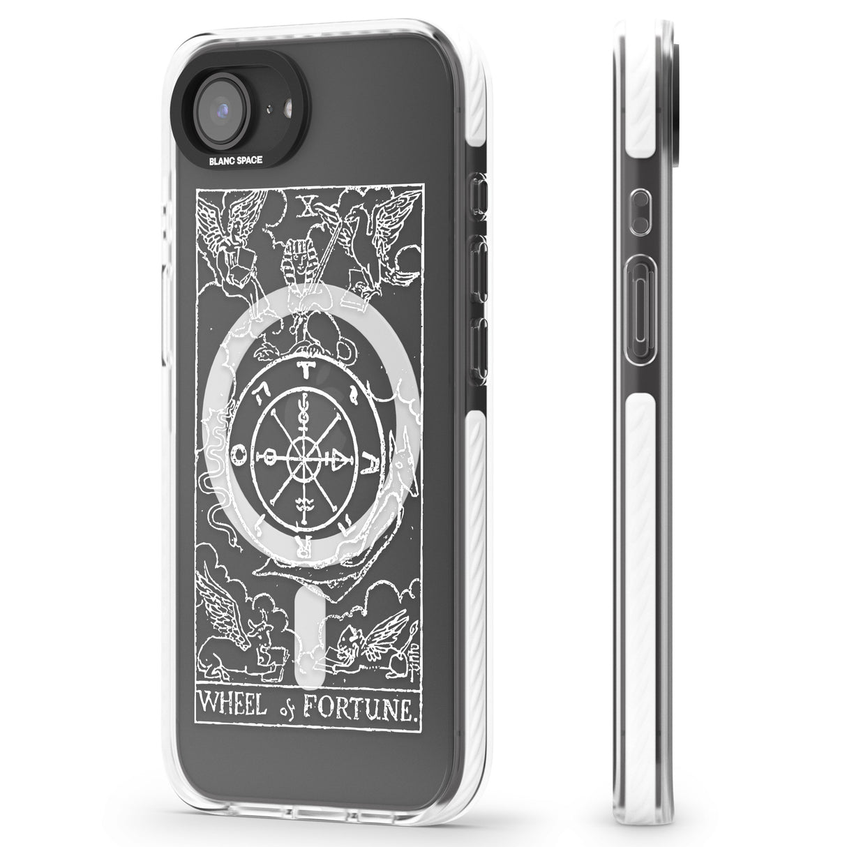 Personalised Wheel of Fortune Tarot Card - White Transparent