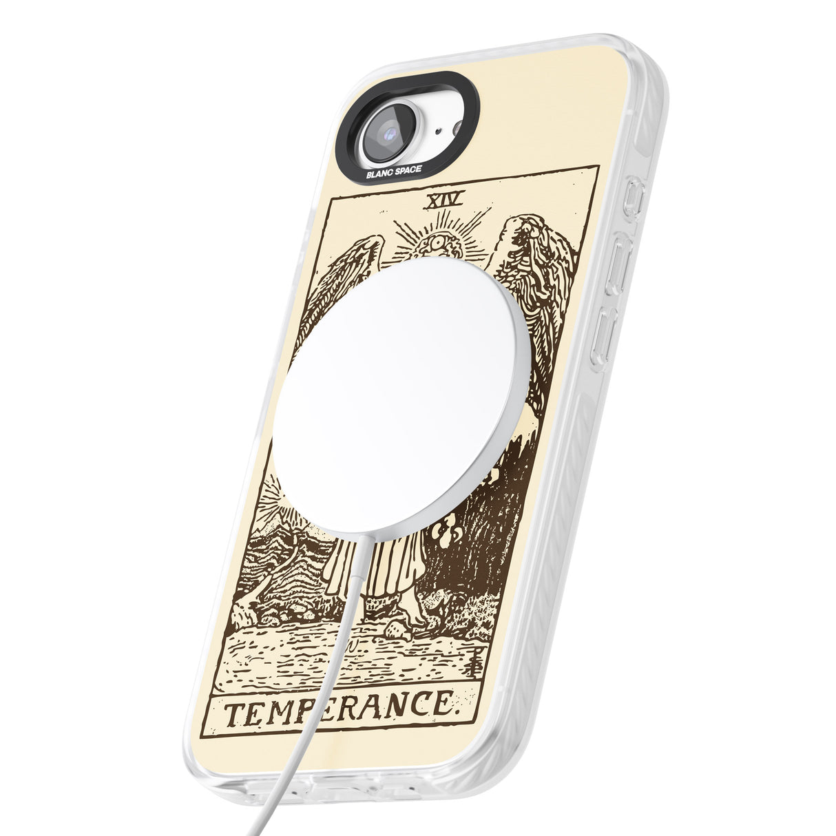 Personalised Temperance Tarot Card - Solid Cream