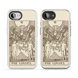 Personalised The Lovers Tarot Card - Solid Cream