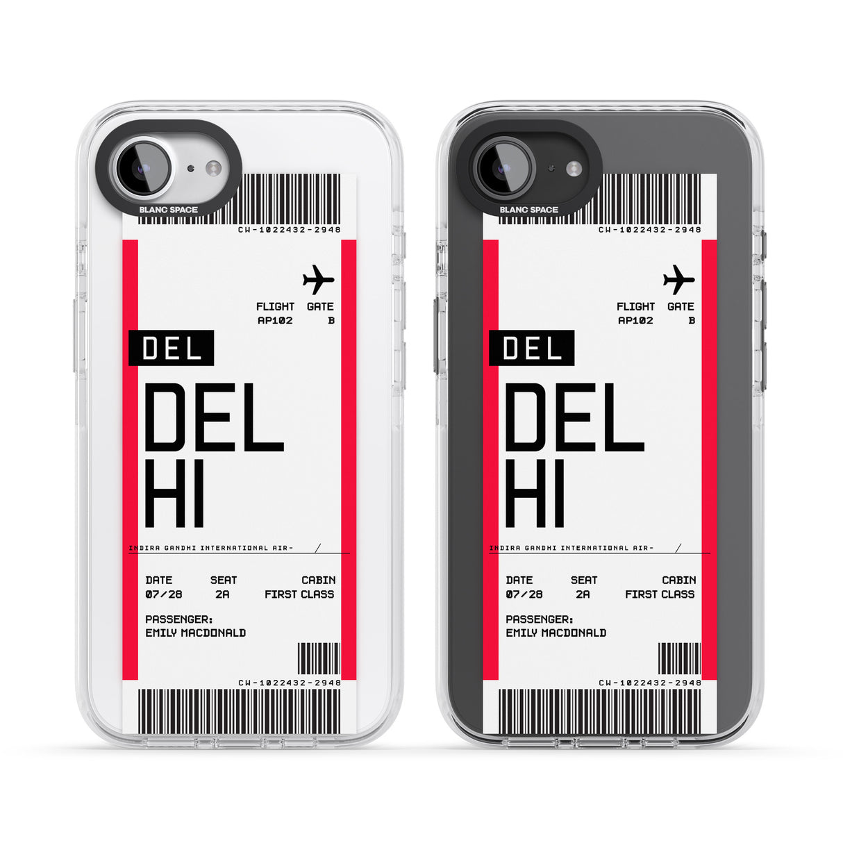 Personalised Delhi Boarding Pass