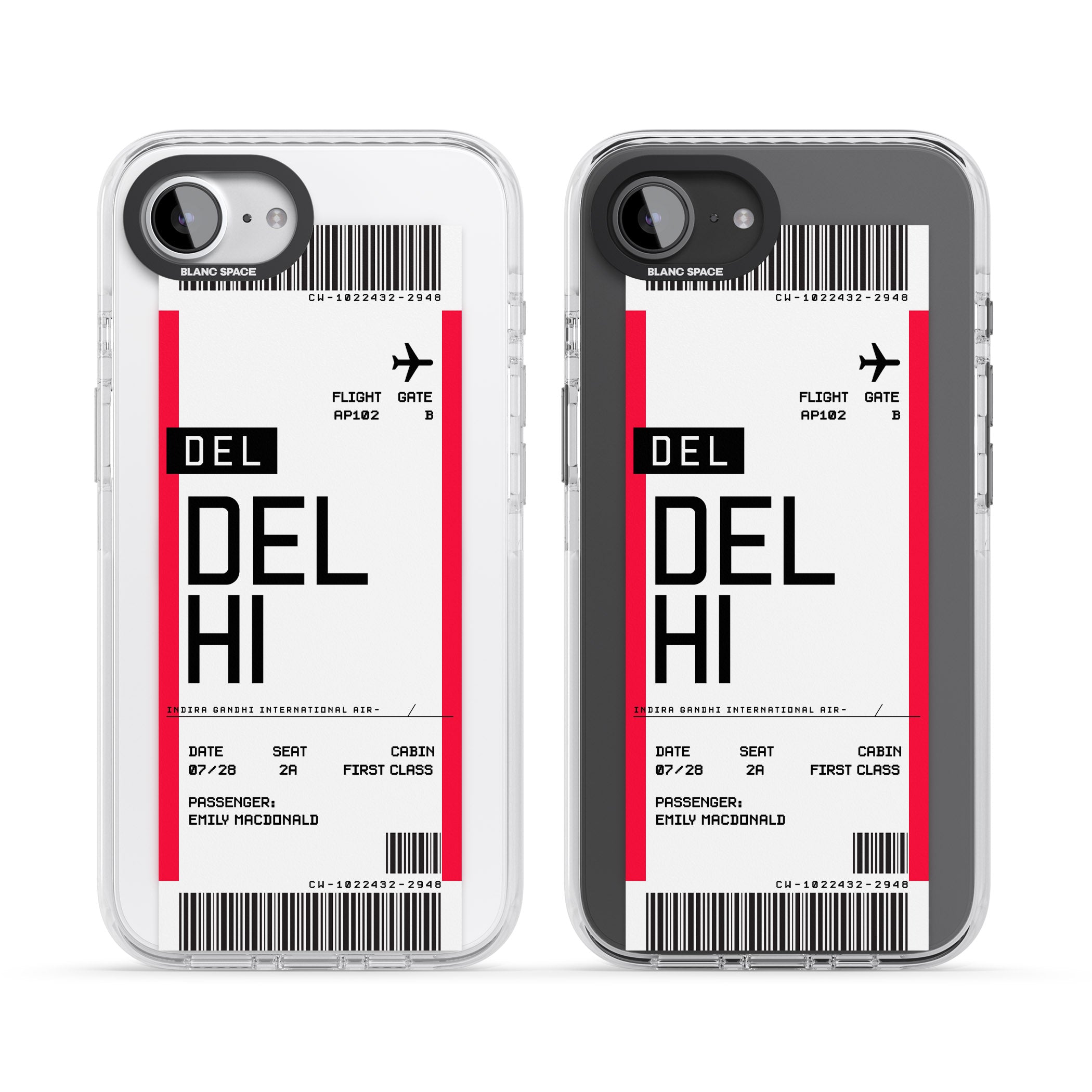 Personalised Delhi Boarding Pass