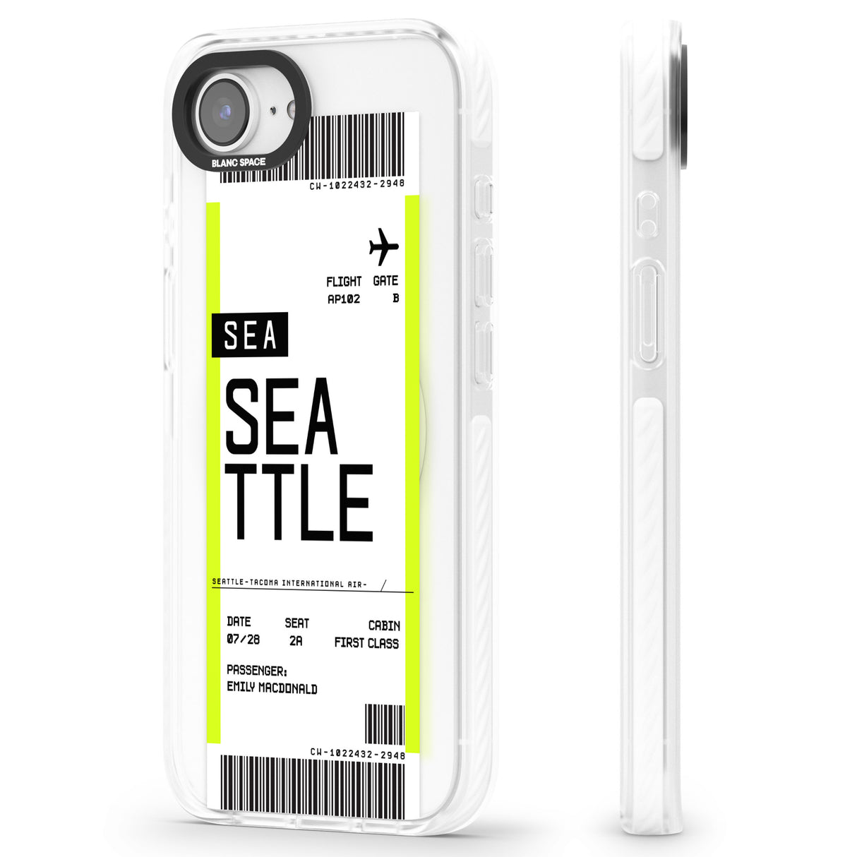 Personalised Seattle Boarding Pass