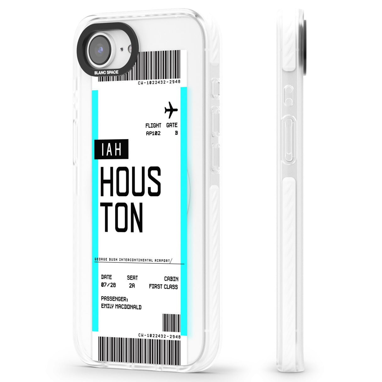 Personalised Houston Boarding Pass