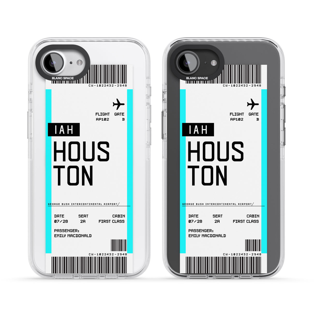Personalised Houston Boarding Pass