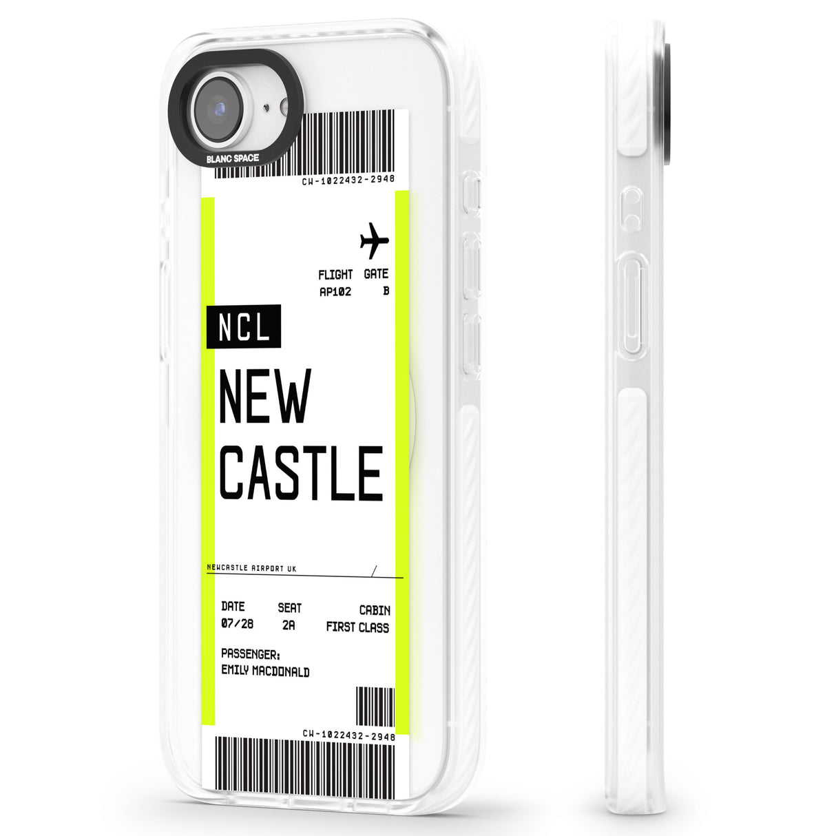 Personalised Newcastle Boarding Pass