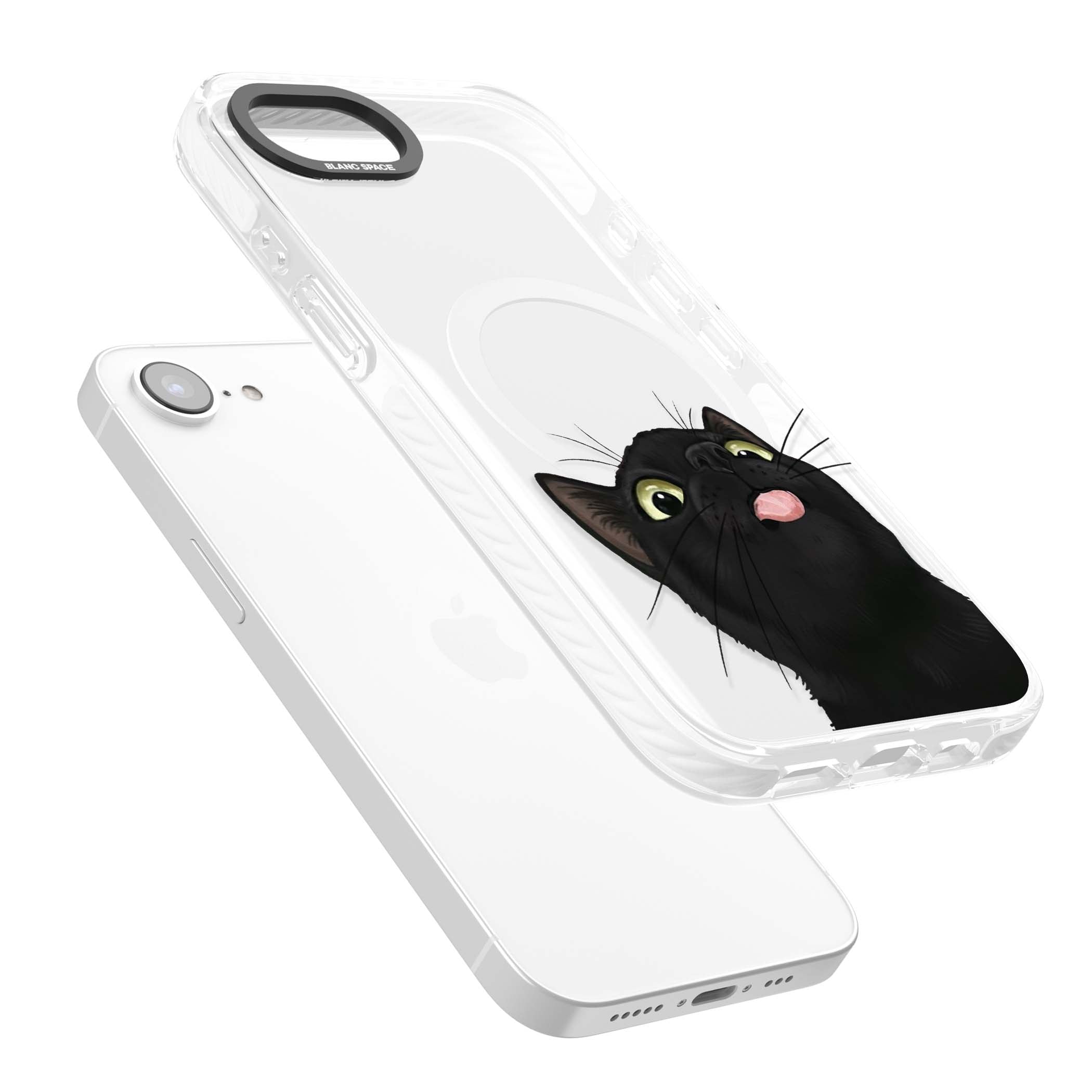 Black Cat Energy for her iPhone case | Impact Magsafe case for iPhone 16e, iPhone 17e