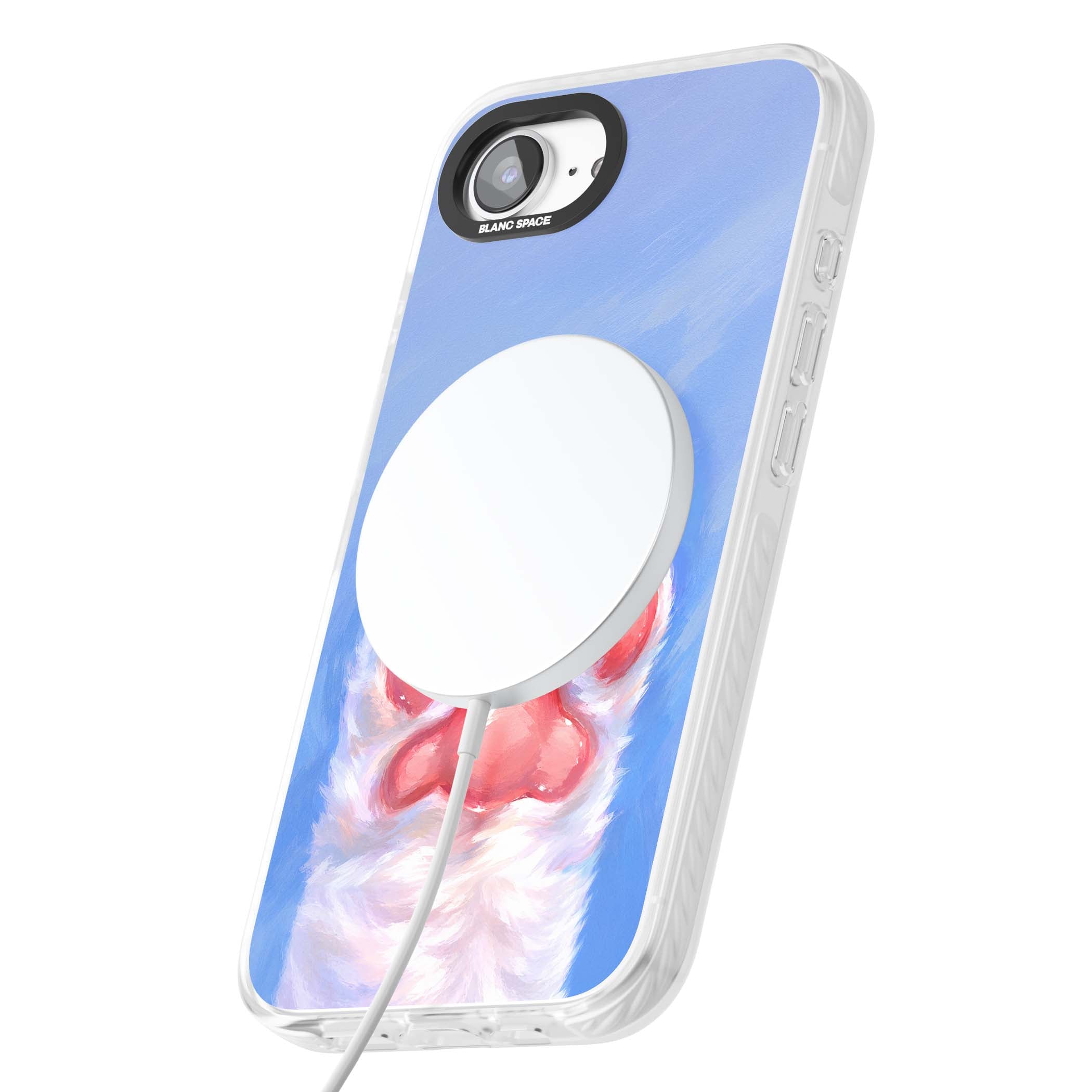 Soft White Paw cute iPhone case | Impact Magsafe case for iPhone 16e, iPhone 17e