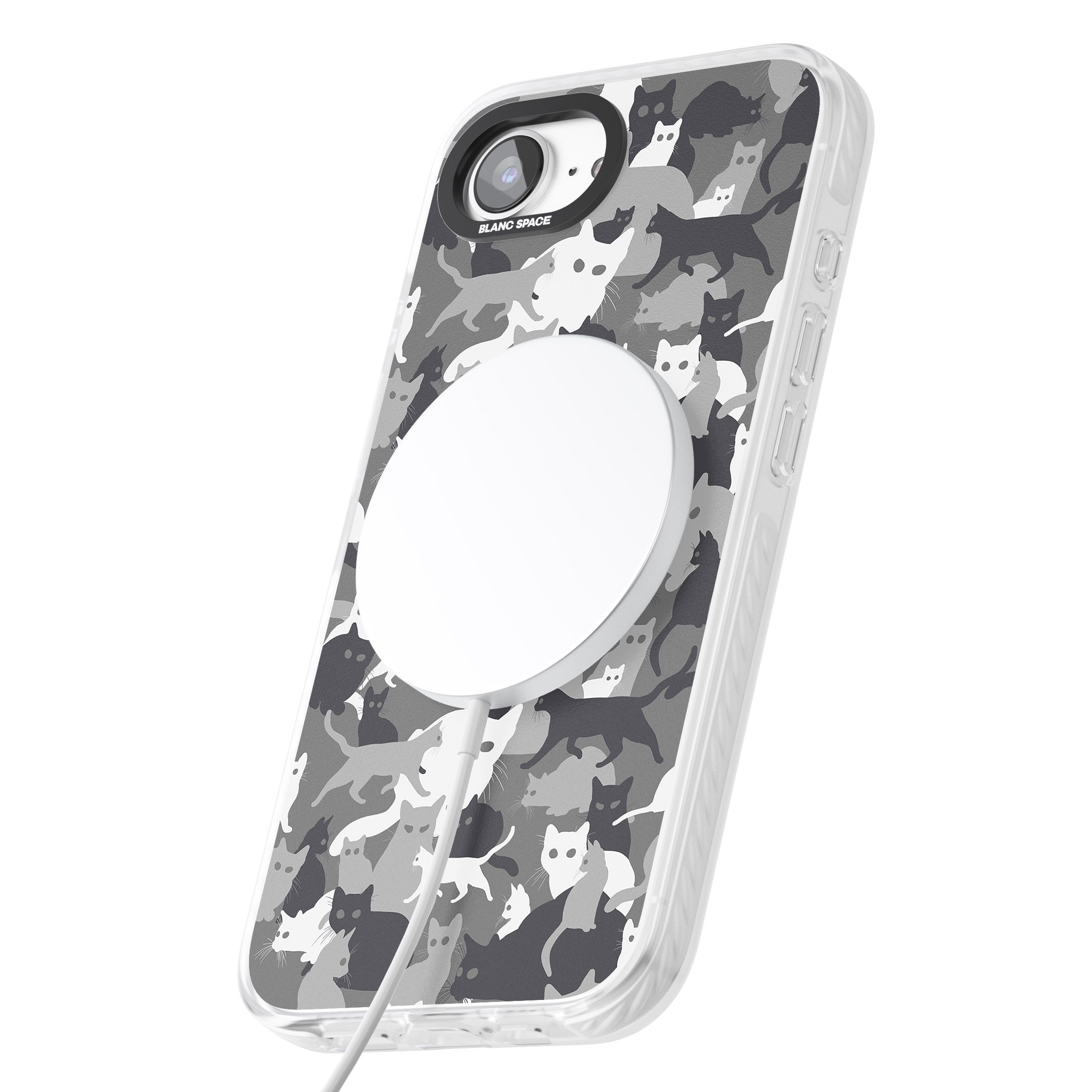 Dark Grey Cat Camouflage