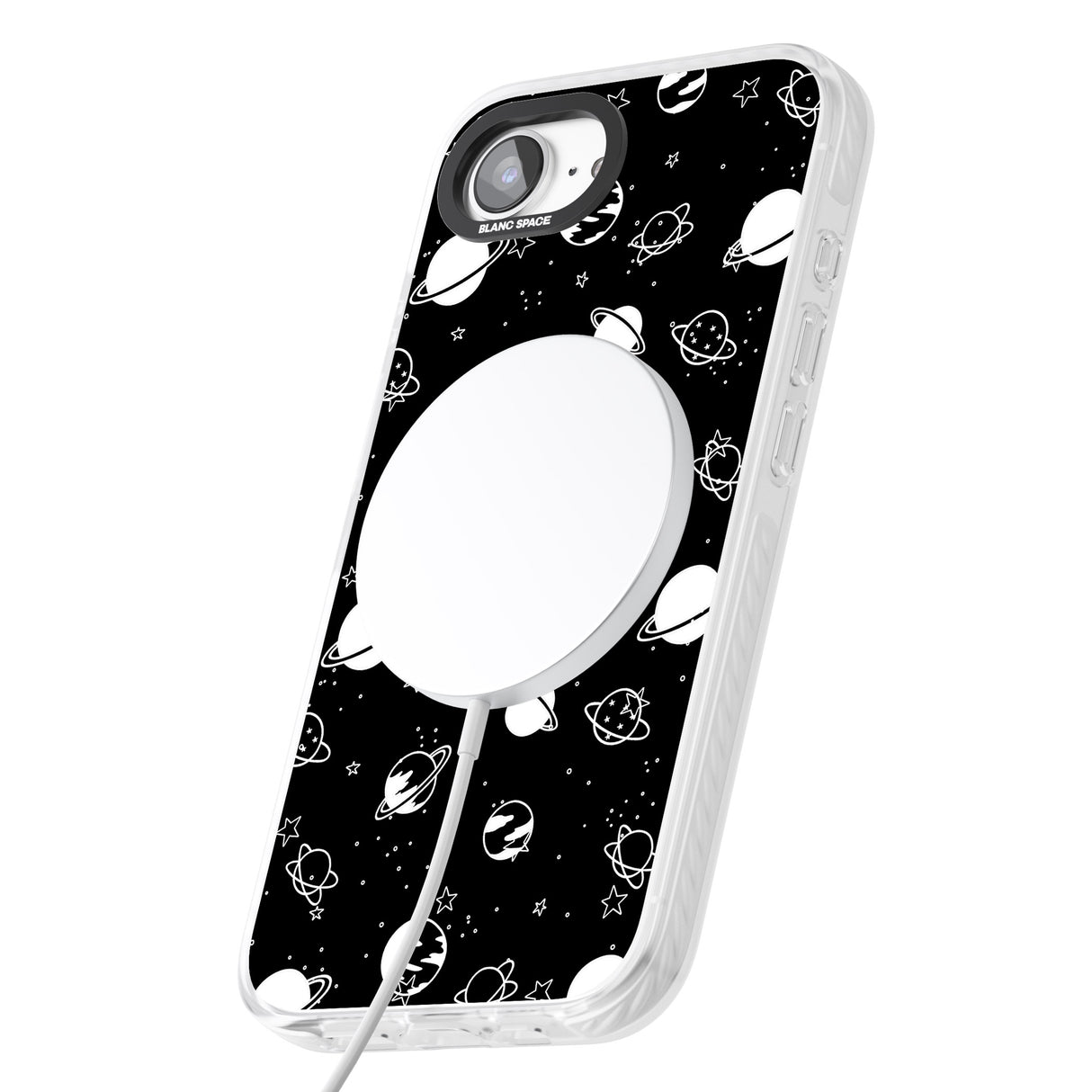 White Planets on Black