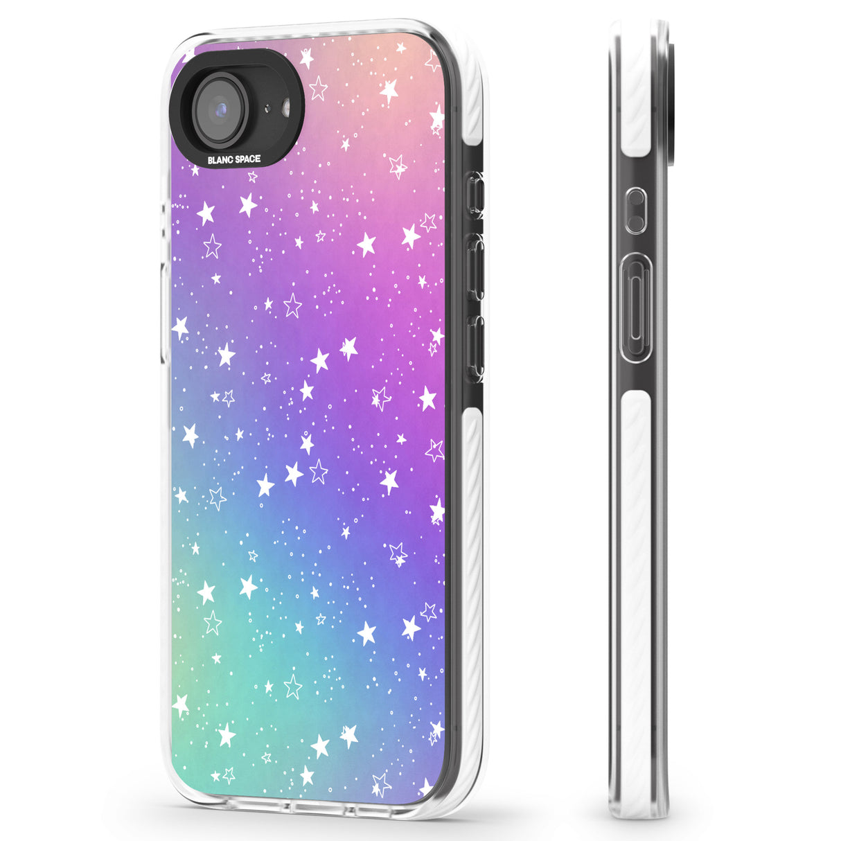 White Stars on Pastels