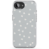 Painted Daisy Blue-Grey Cute