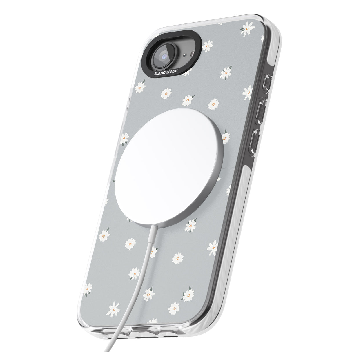 Painted Daisy Blue-Grey Cute