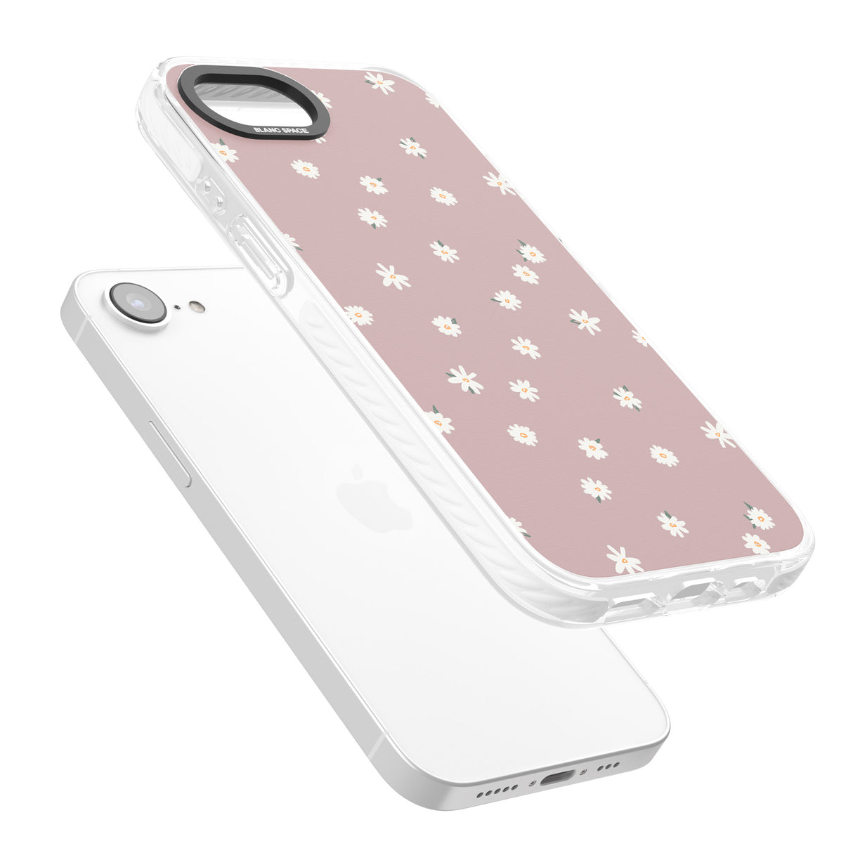Dark Pink Cute Floral Design