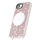 Dark Pink Cute Floral Design