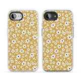 Floral Print on Mustard Cute Floral