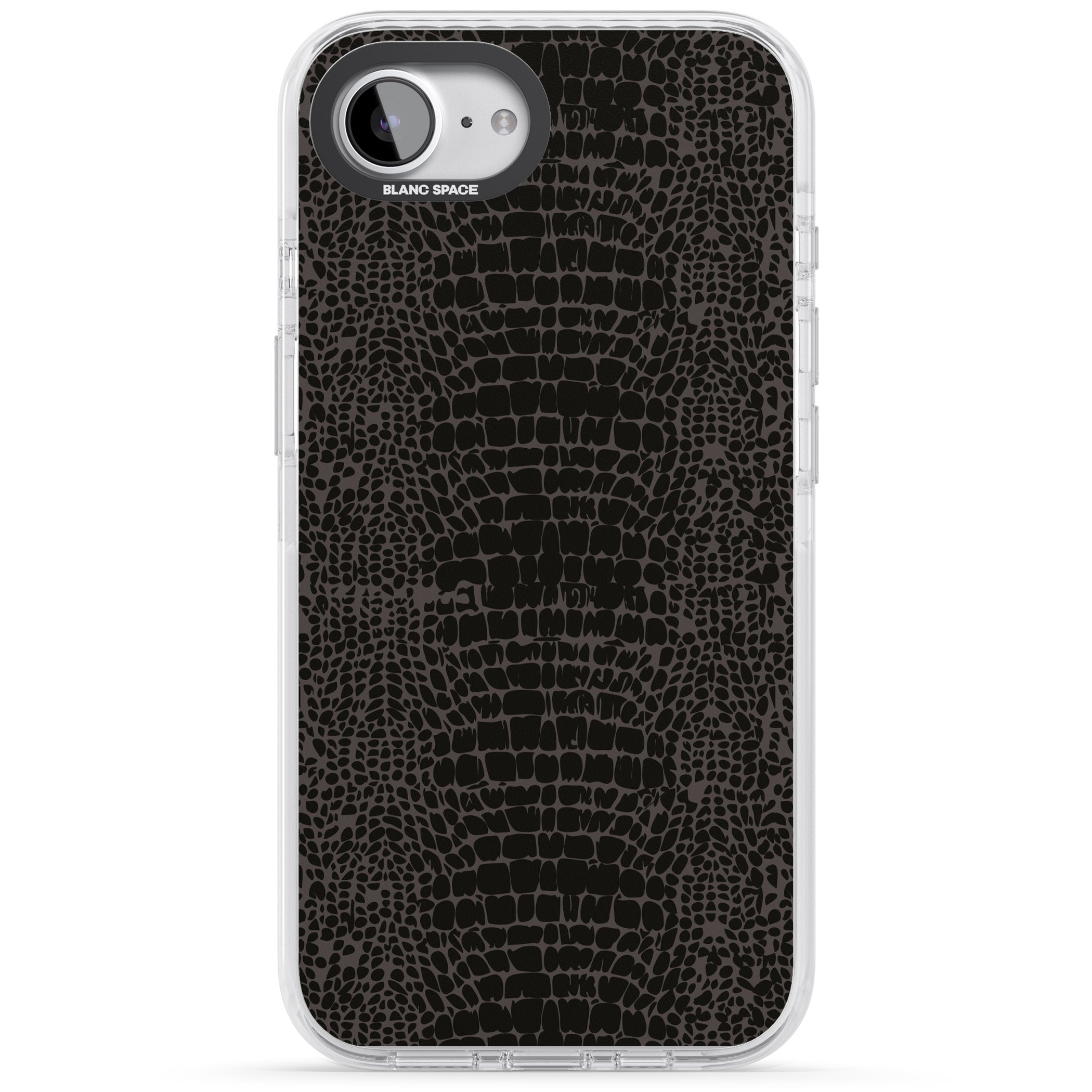 Dark Animal Print Snake Skin