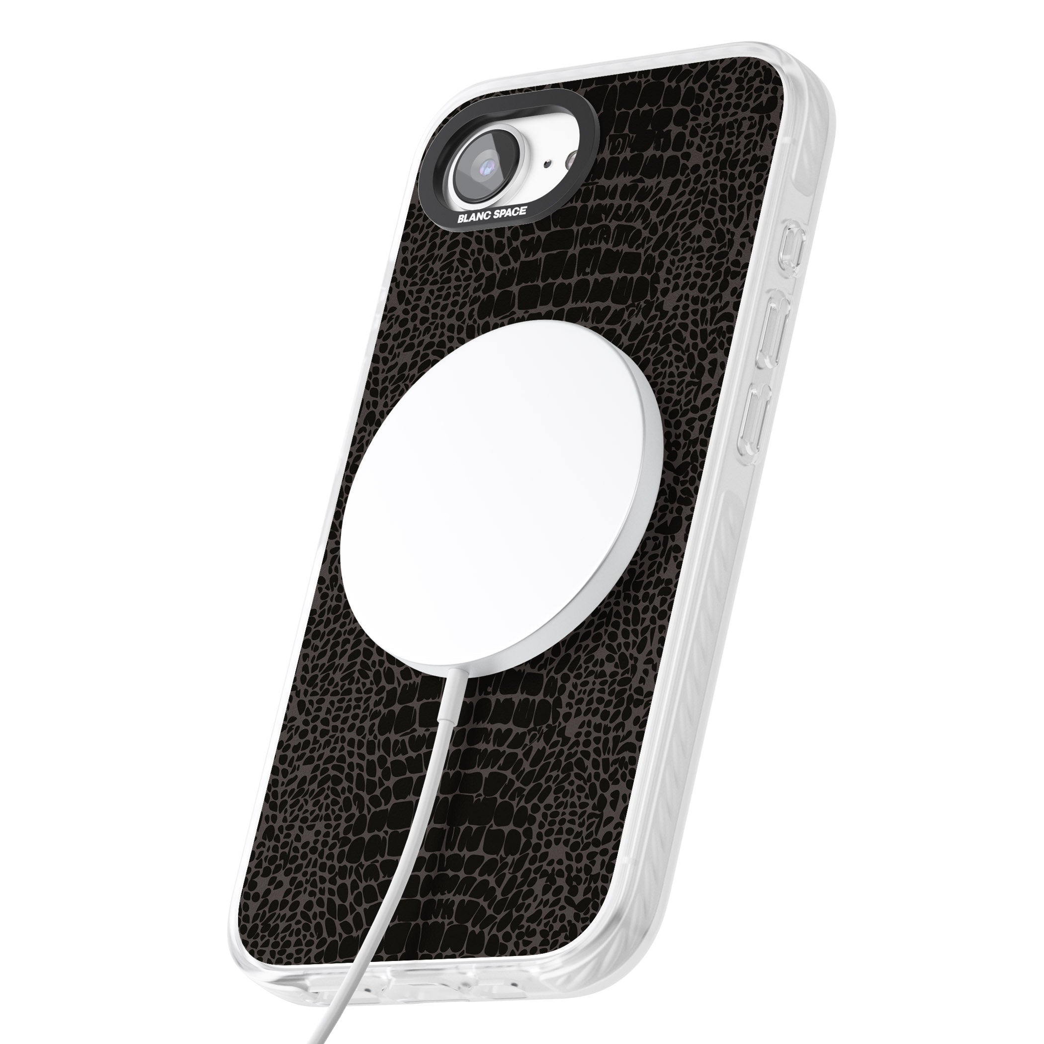 Dark Animal Print Snake Skin