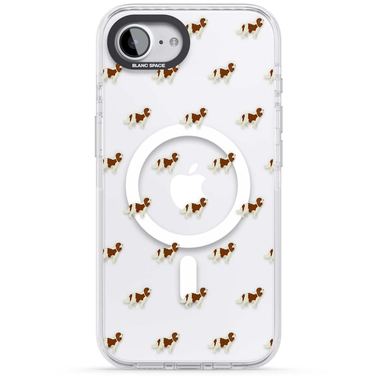 Cavalier King Charles Spaniel Pattern Clear