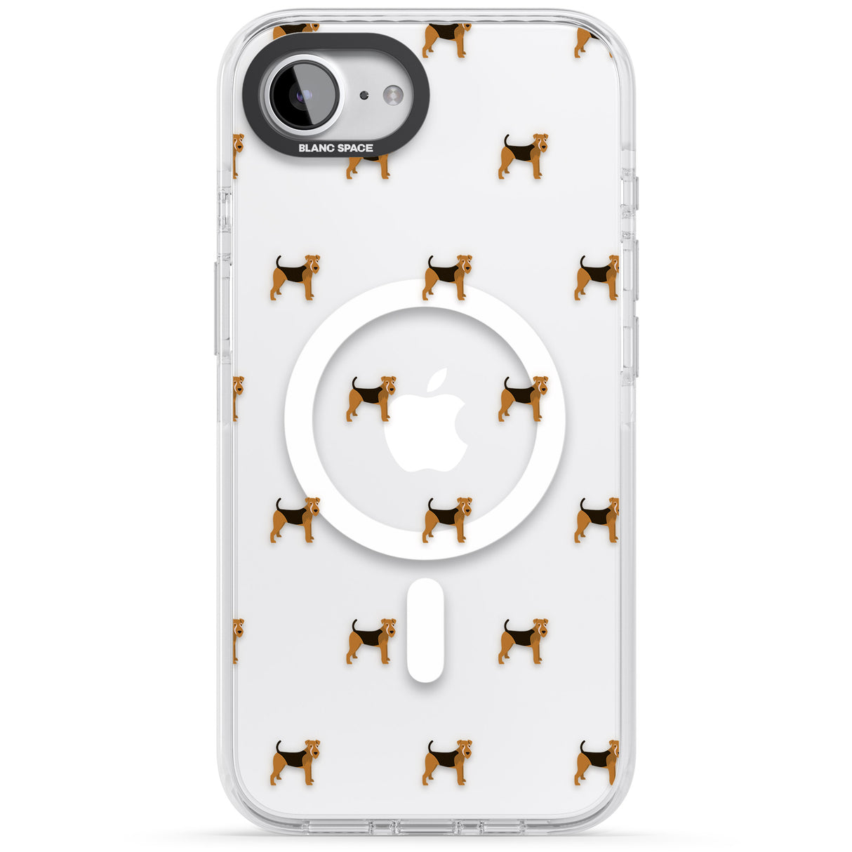 Airedale Terrier Dog Pattern Clear