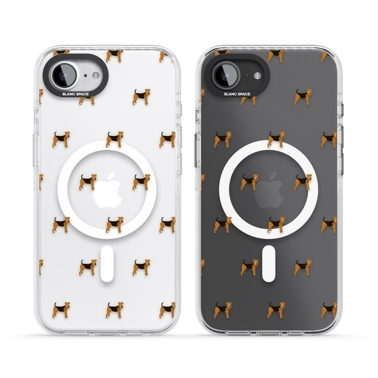 Airedale Terrier Dog Pattern Clear