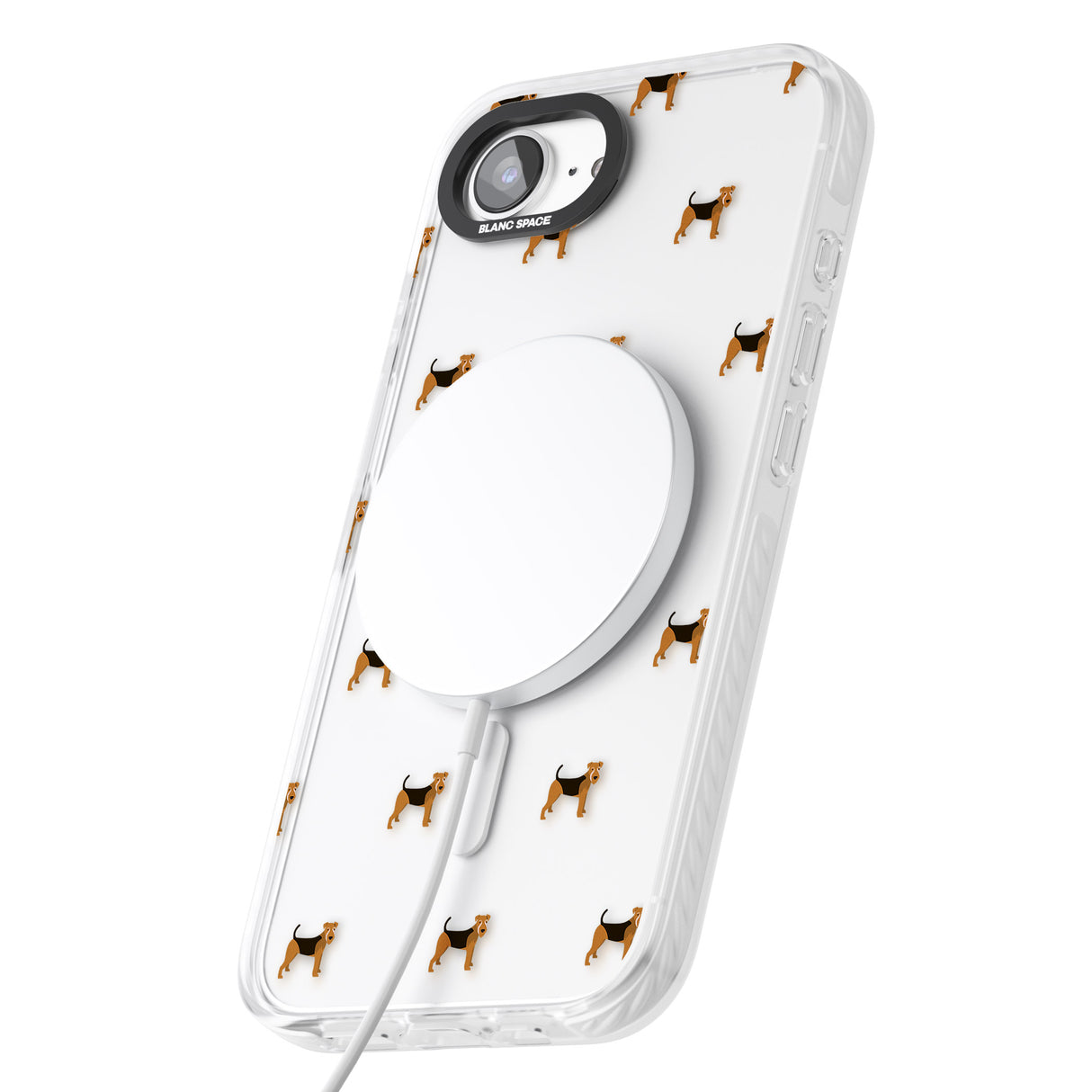 Airedale Terrier Dog Pattern Clear