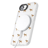 Border Terrier Dog Pattern Clear