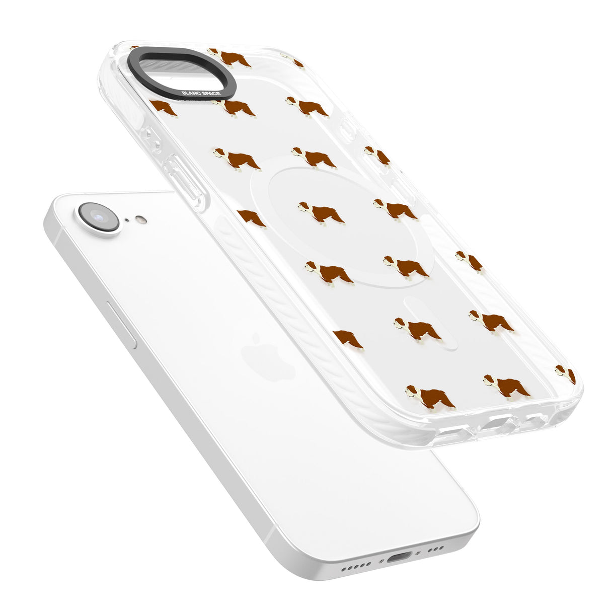 English Bulldog Dog Pattern Clear