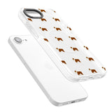 English Bulldog Dog Pattern Clear