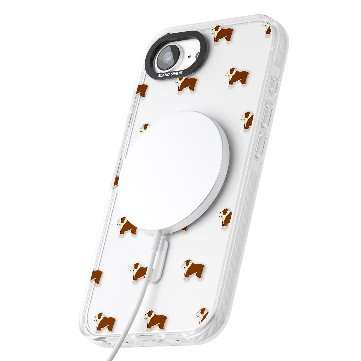English Bulldog Dog Pattern Clear