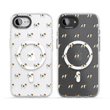 Jack Russell Terrier Dog Pattern Clear