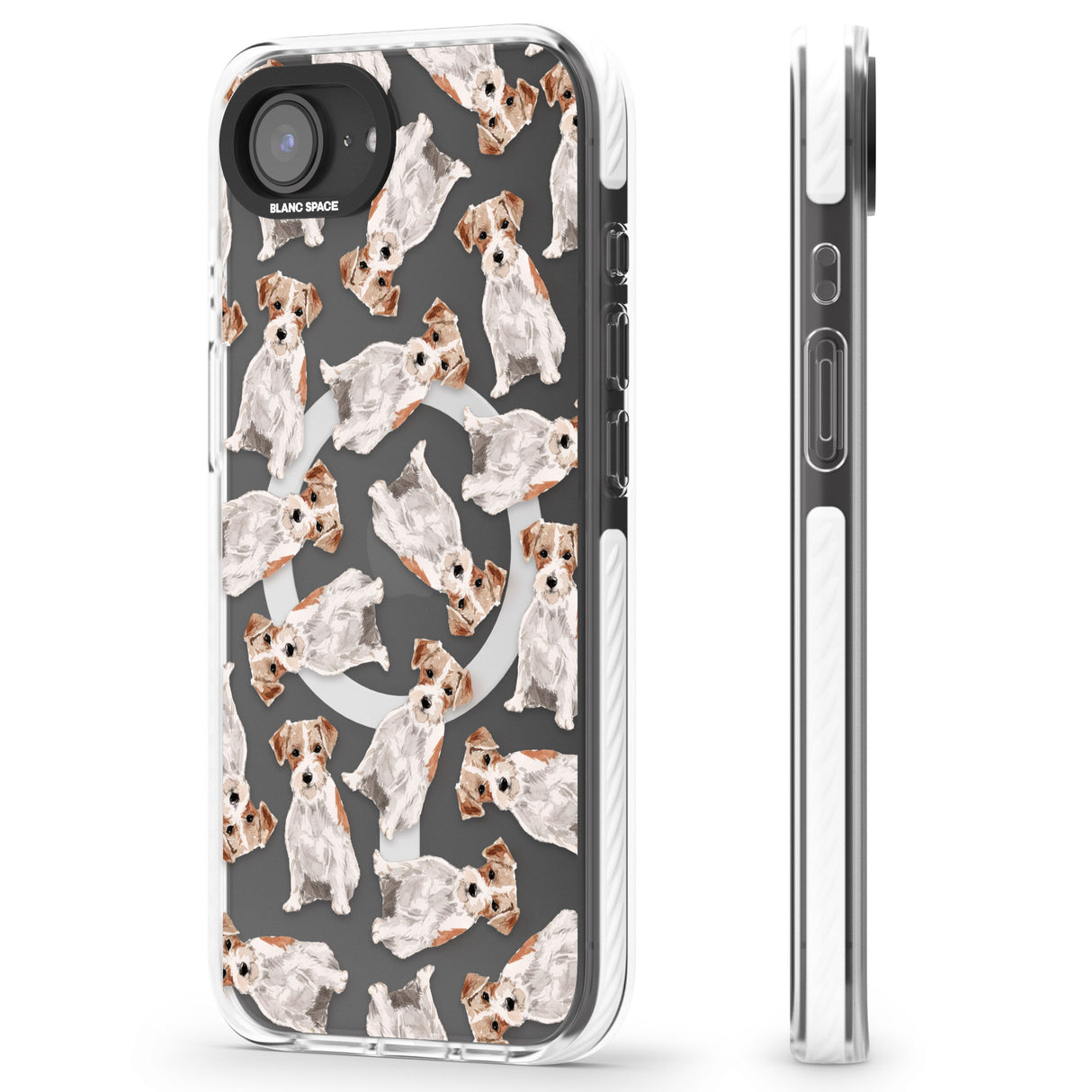 Wirehaired Jack Russell Watercolour Dog Pattern