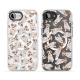 Wirehaired Jack Russell Watercolour Dog Pattern