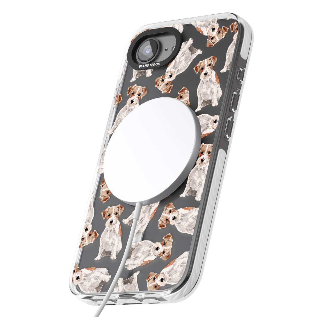 Wirehaired Jack Russell Watercolour Dog Pattern