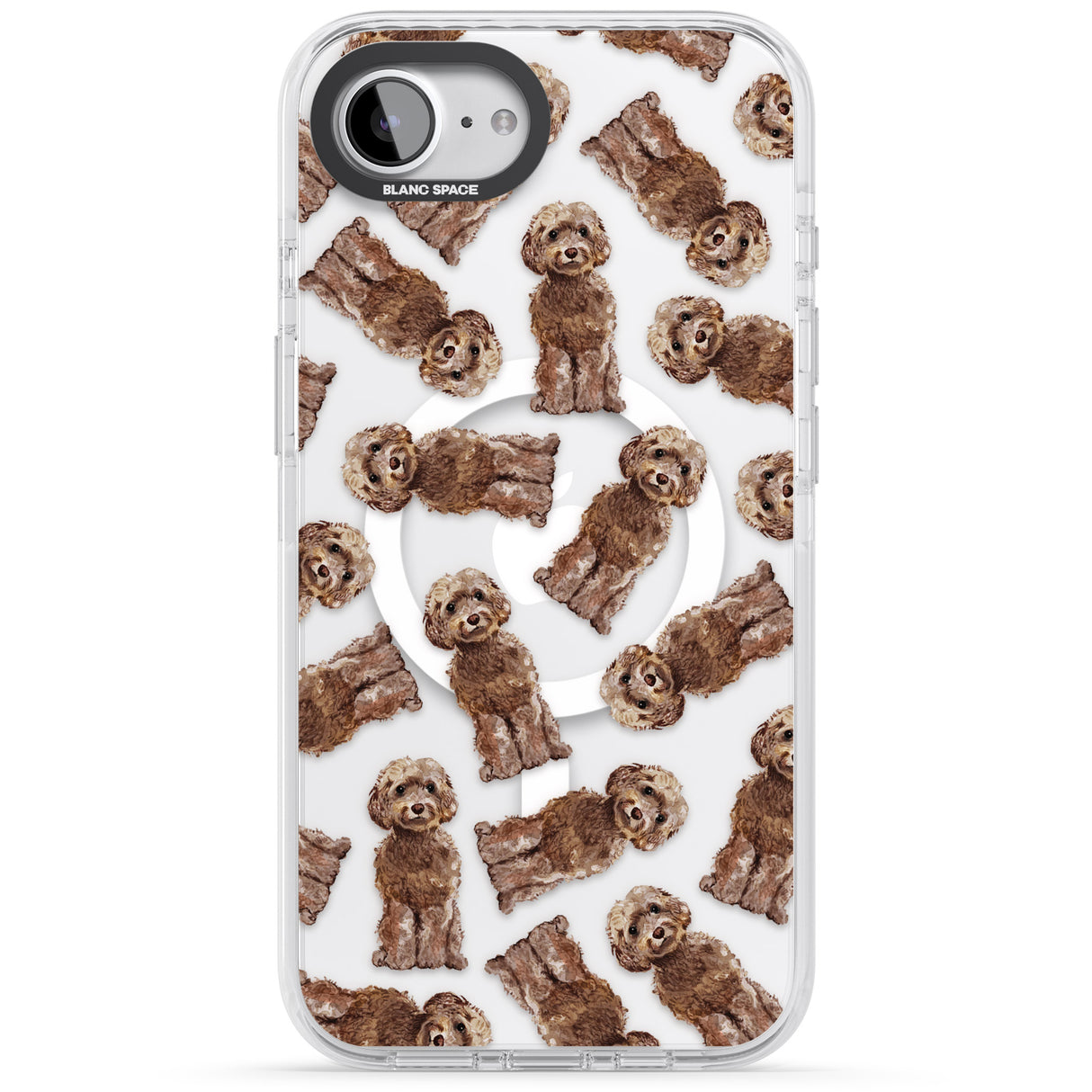 Cockapoo (Brown) Watercolour Dog Pattern