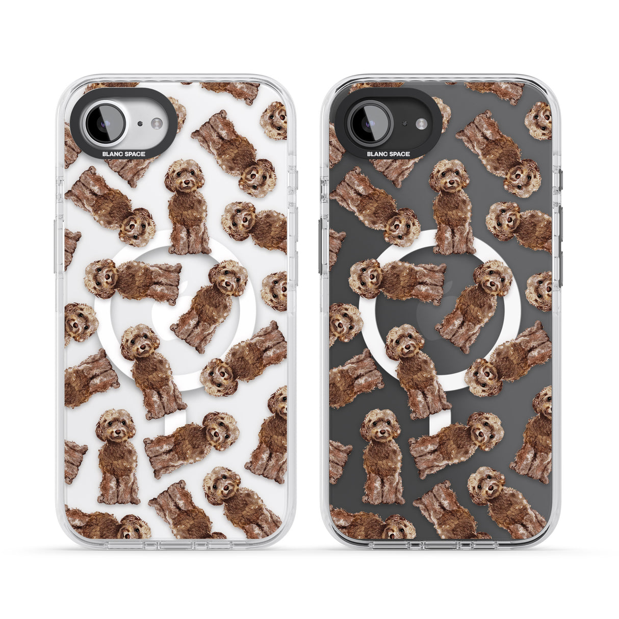 Cockapoo (Brown) Watercolour Dog Pattern