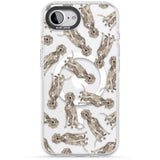 Weimaraner Watercolour Dog Pattern