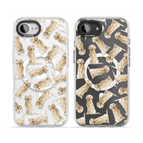 Golden Retriever Watercolour Dog Pattern