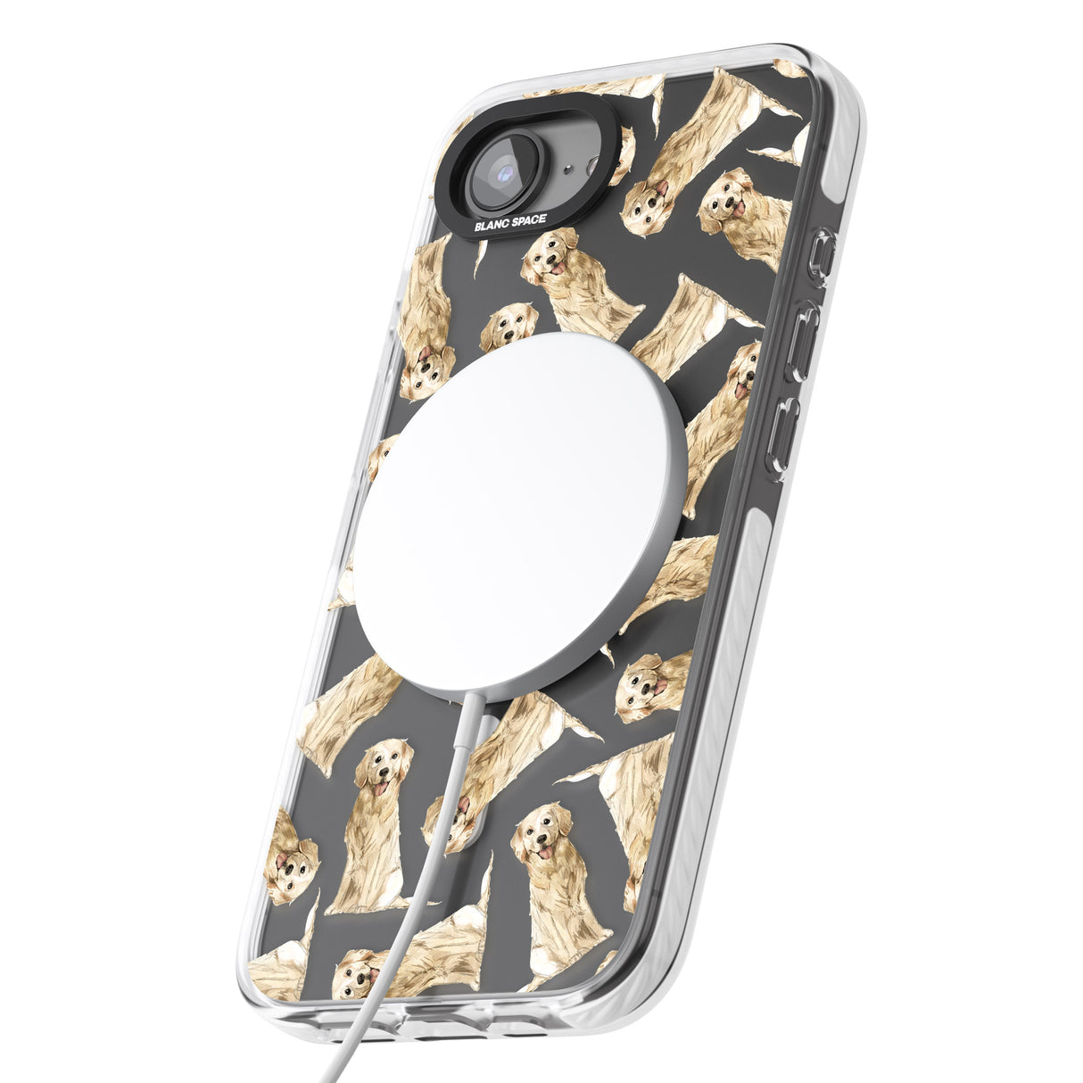 Golden Retriever Watercolour Dog Pattern