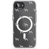 Greyhound Dog Pattern Clear