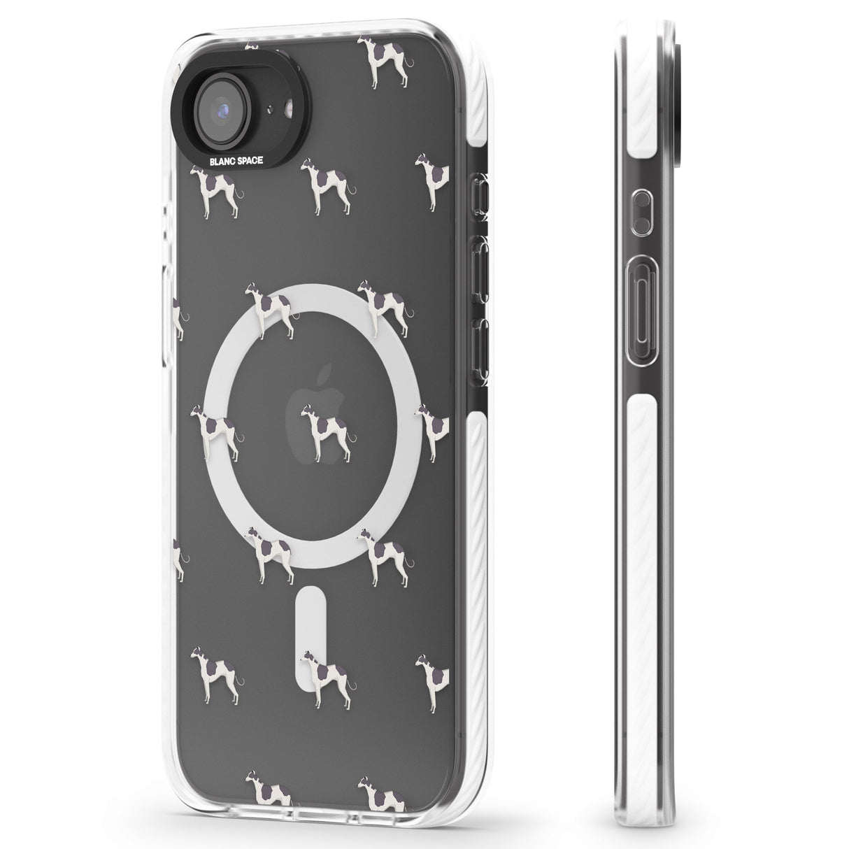 Greyhound Dog Pattern Clear