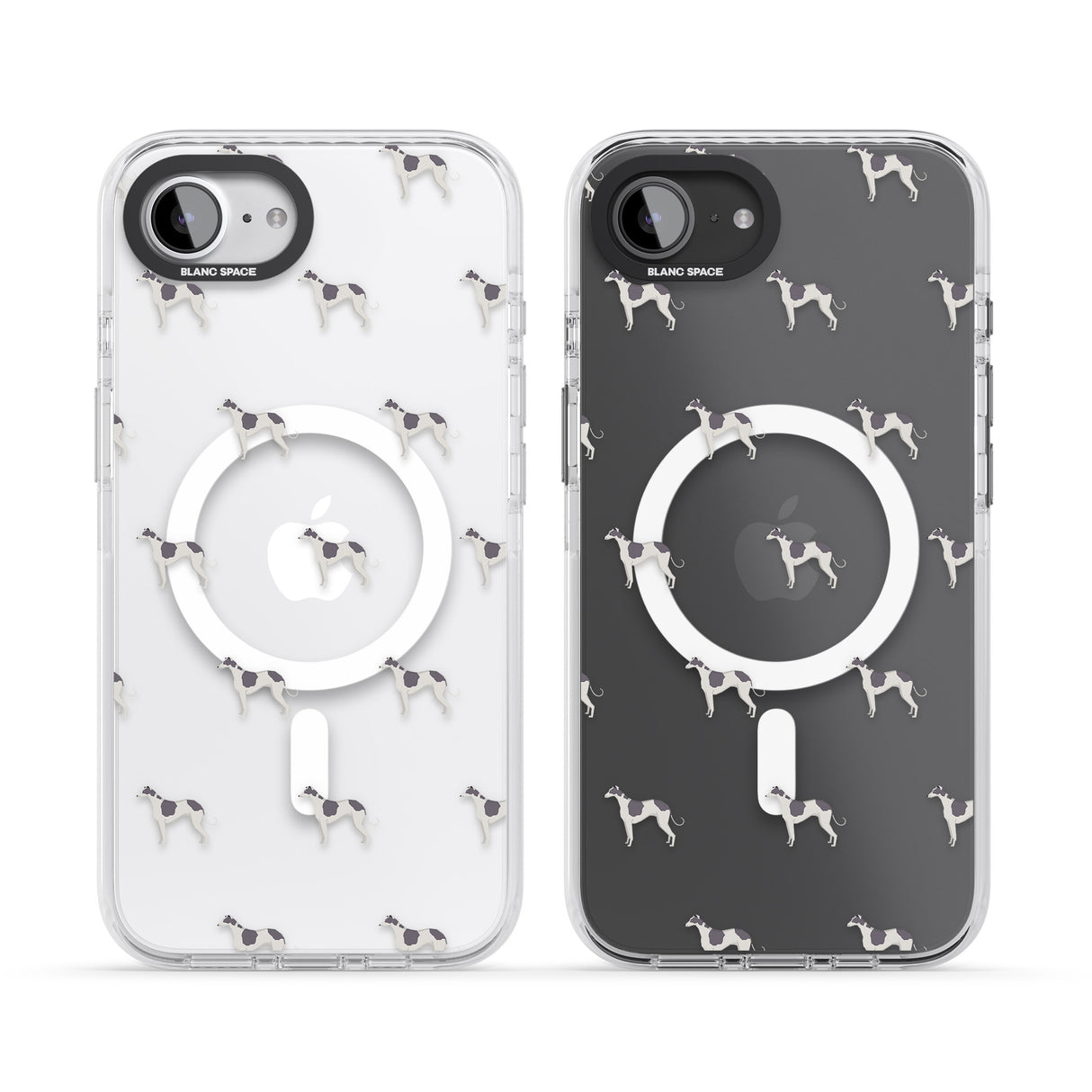 Greyhound Dog Pattern Clear