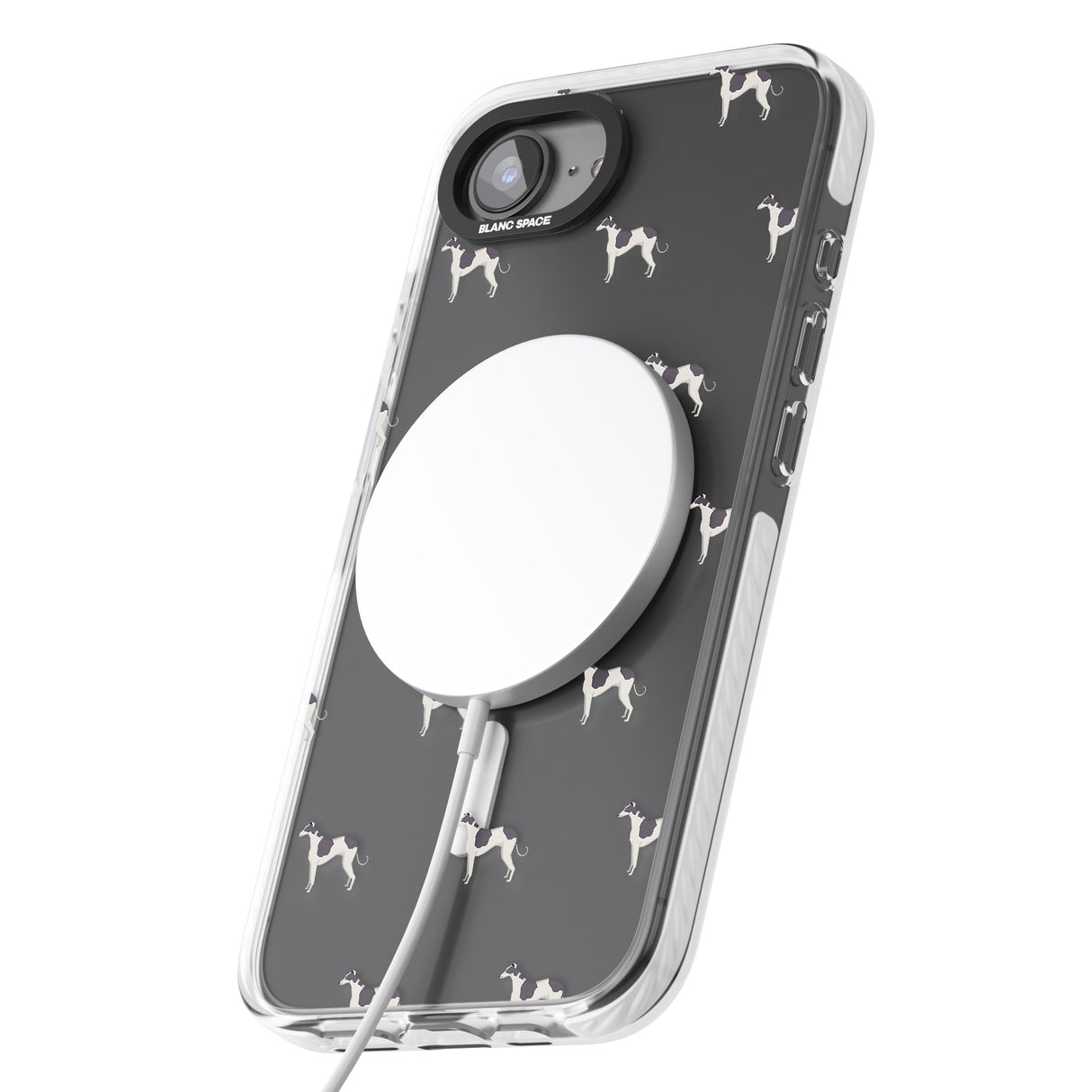 Greyhound Dog Pattern Clear