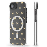 Tan Labrador Dog Pattern Clear
